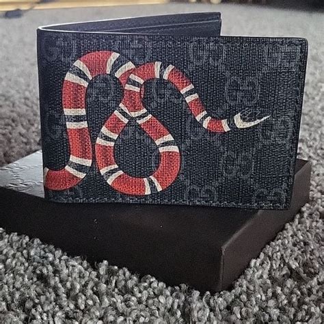 gucci coral snake belt|gucci snake wallet men's.